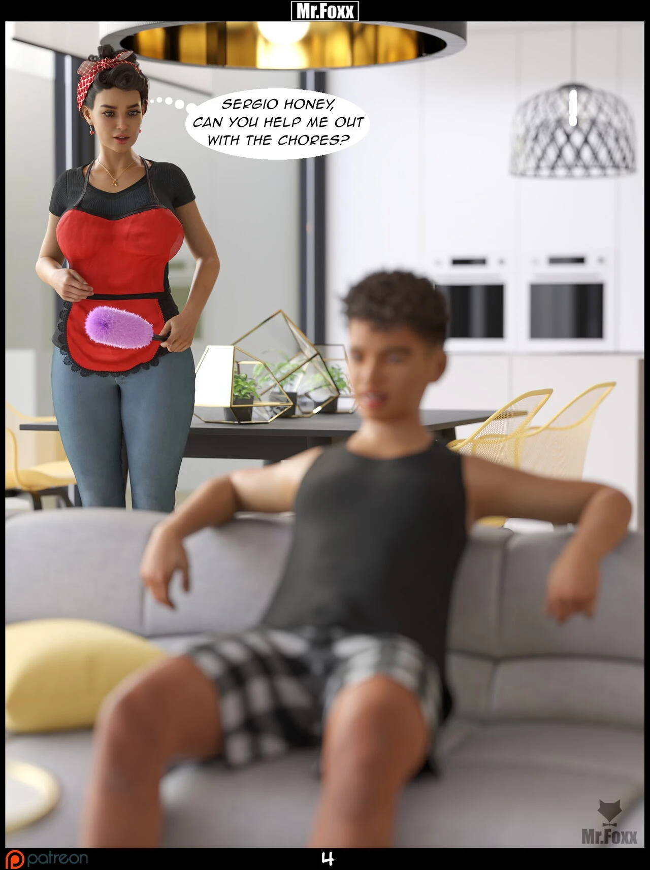 Chore Day porn comic picture 5