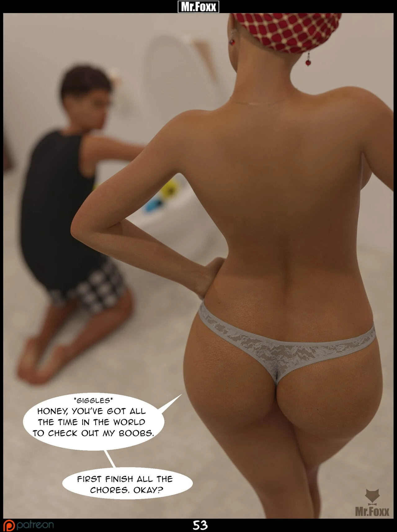 Chore Day porn comic picture 54