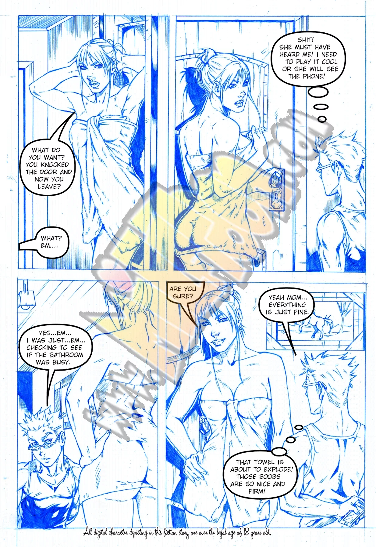 Chores 2 porn comic picture 4