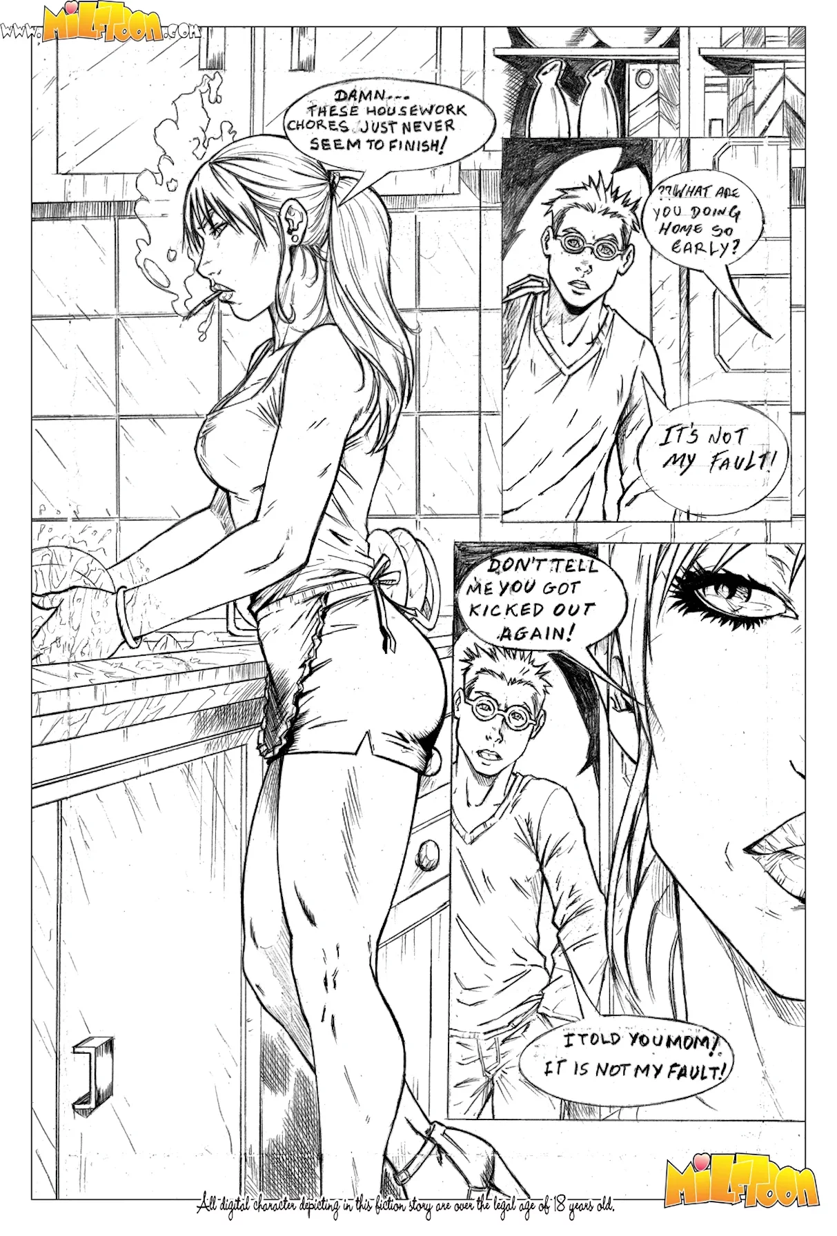 Chores porn comic picture 2