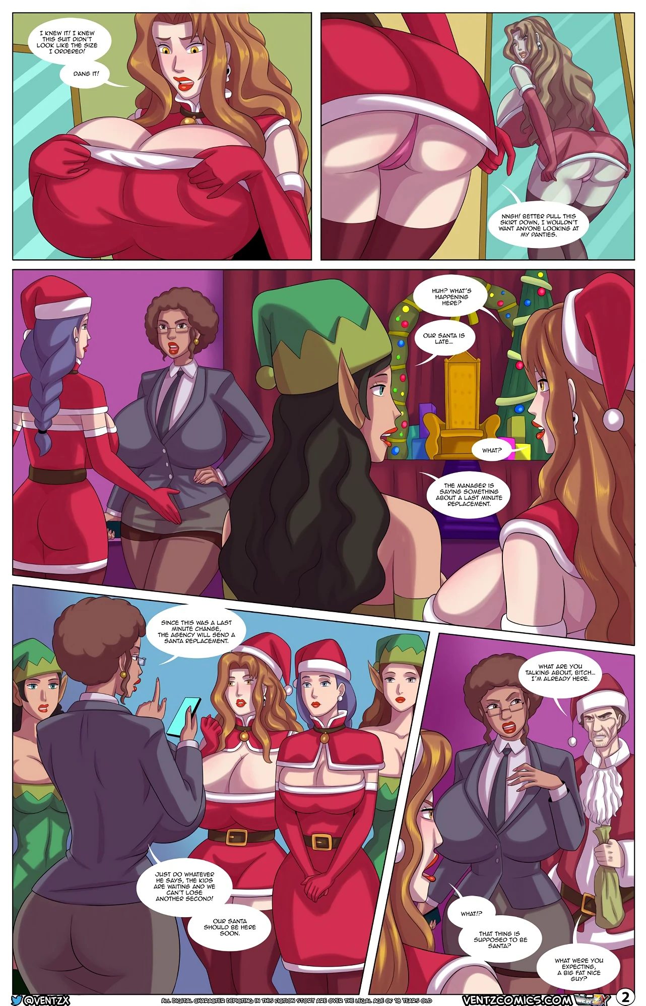 Christmas Story - Bad Santa porn comic picture 3