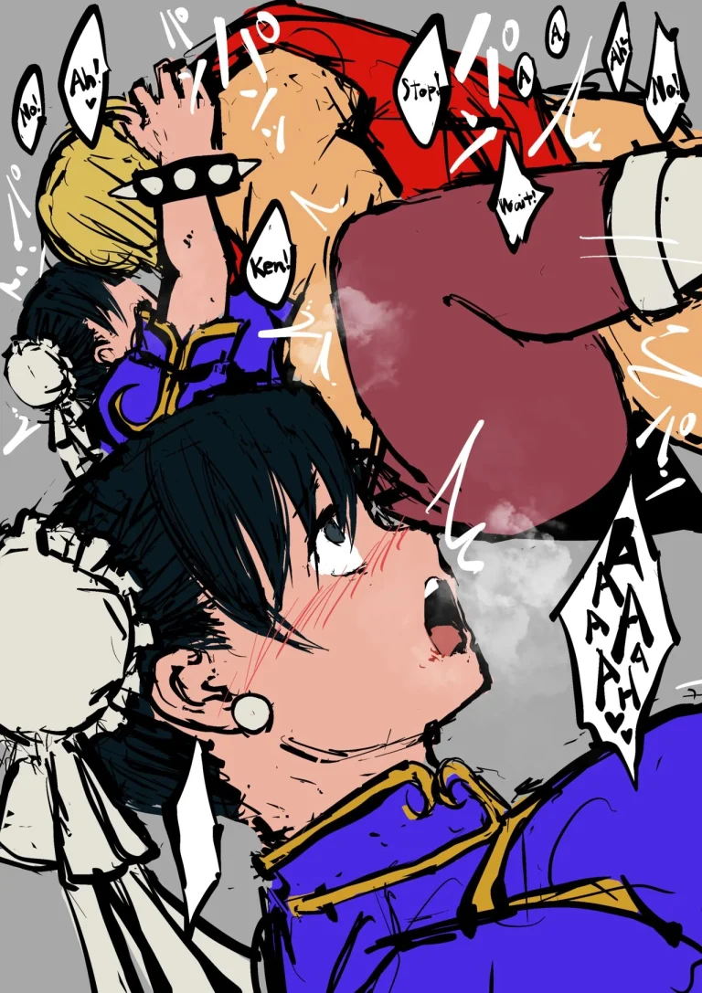 Chun-Li VS Ken Masters porn comic picture 12
