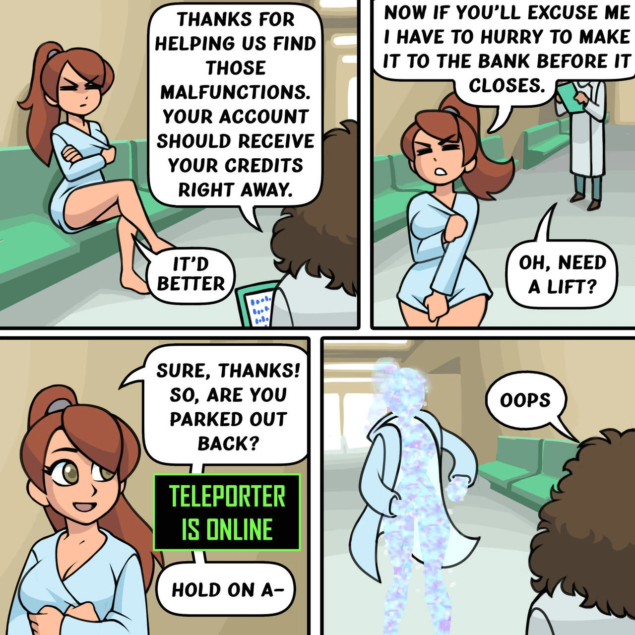 Cindy Centauri: Transporter Malfunction porn comic picture 4
