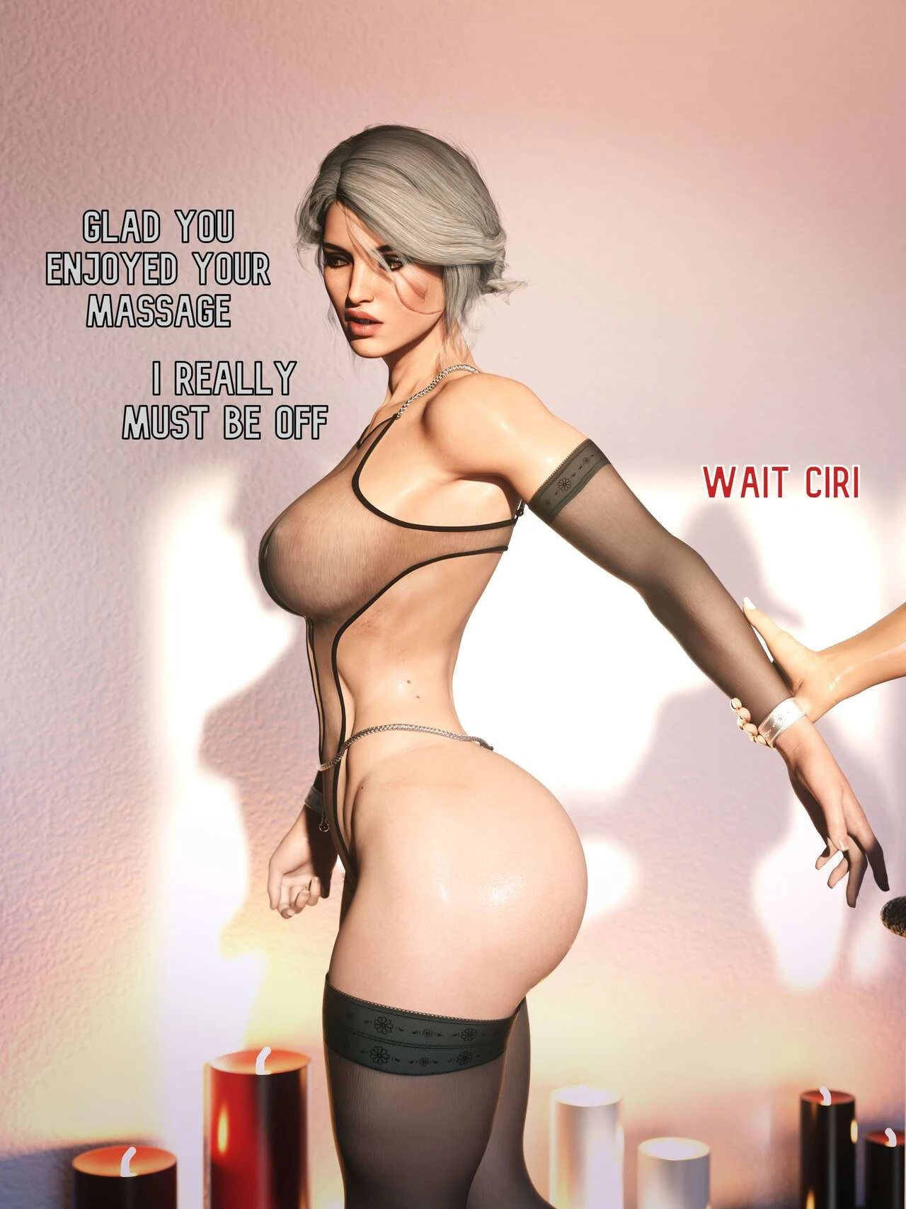 Ciri & Triss Massage porn comic picture 17
