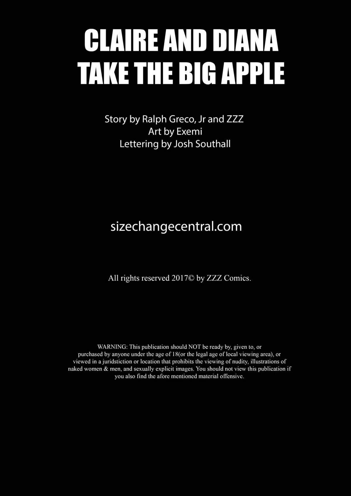 Claire and Diana Take The Big Apple porn comic picture 2