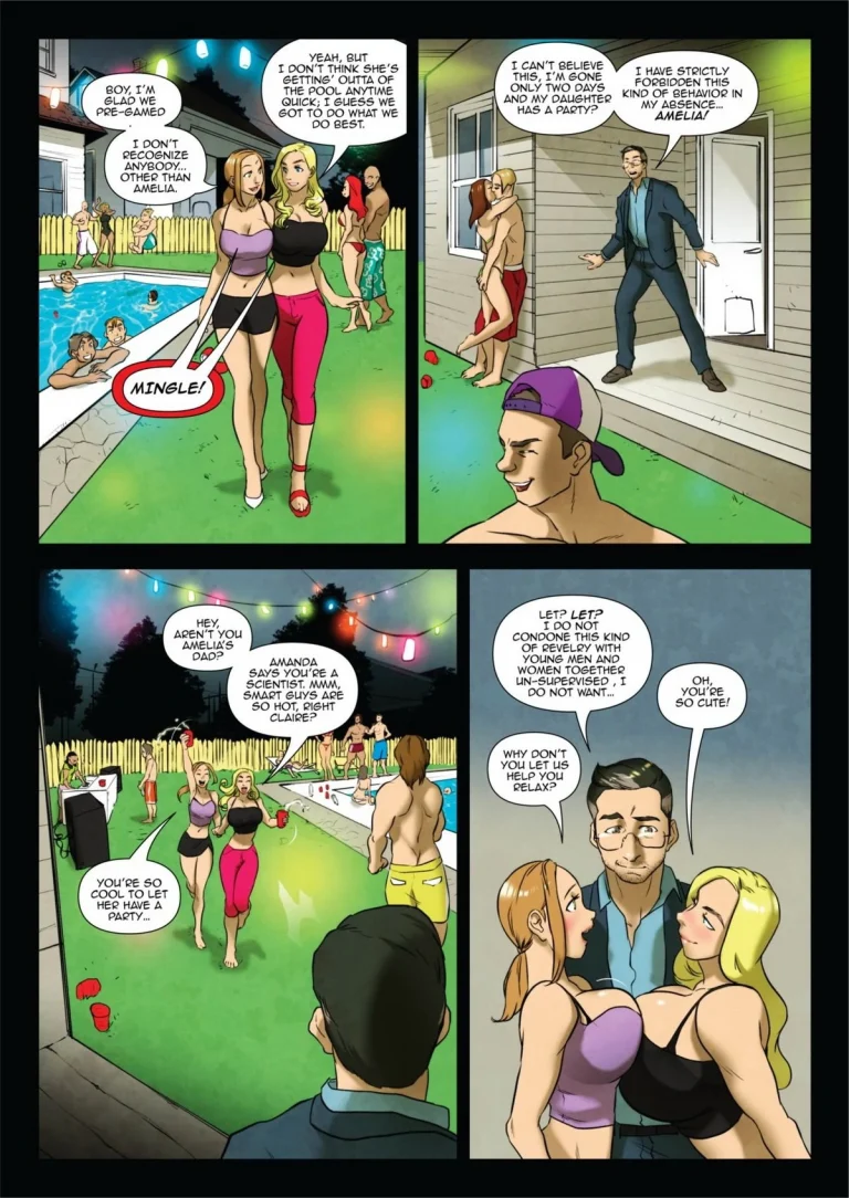 Claire and Diana Take The Big Apple porn comic picture 3