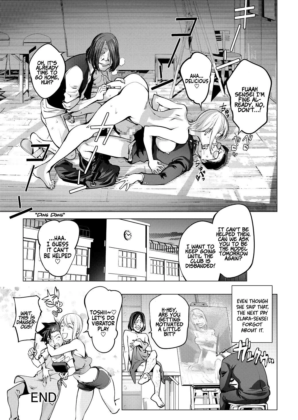 Clara-sensei no Bijutsu Kyoushitsu porn comic picture 33