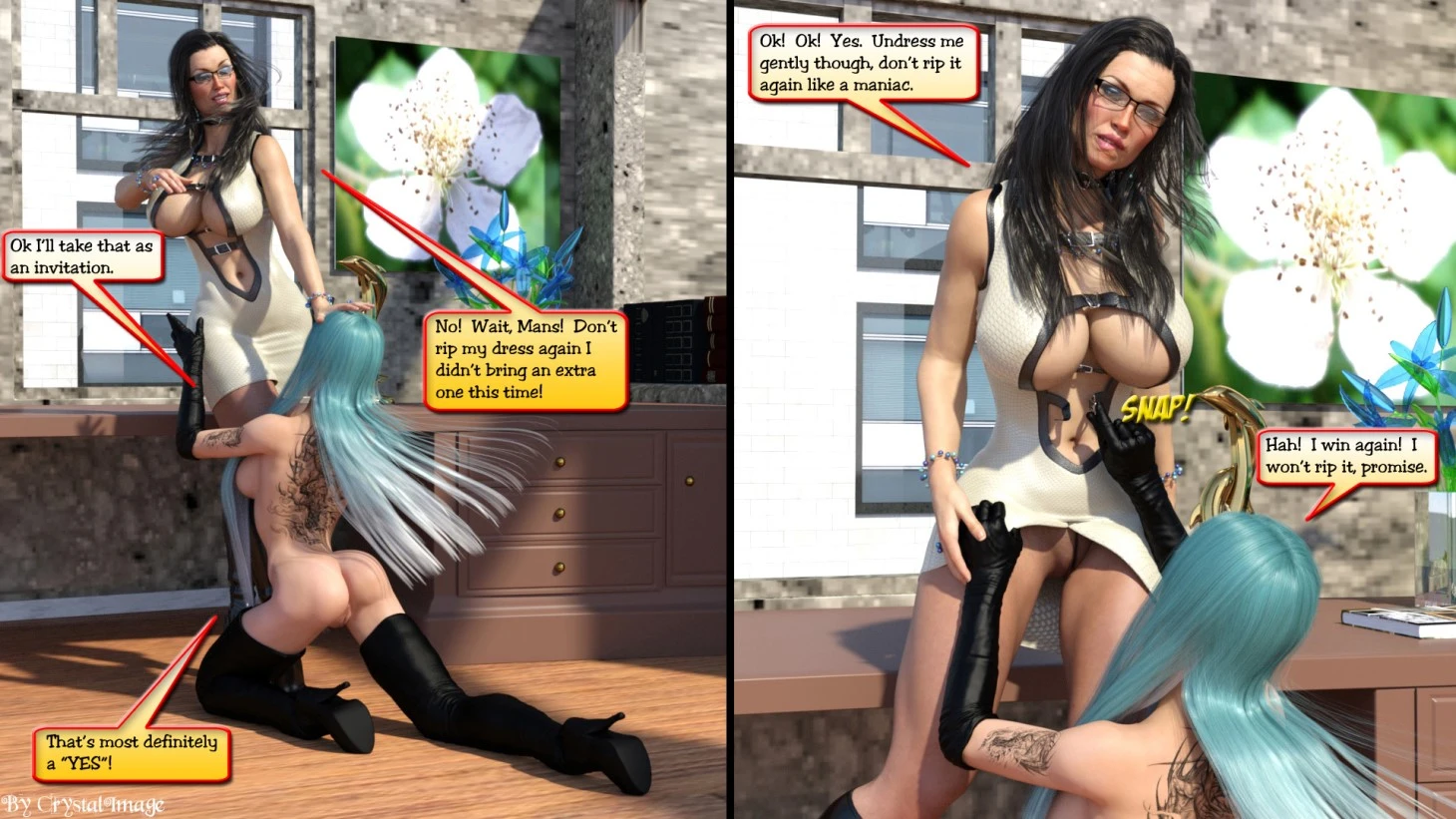 Classic Silke 3 - Double the Fun! porn comic picture 14