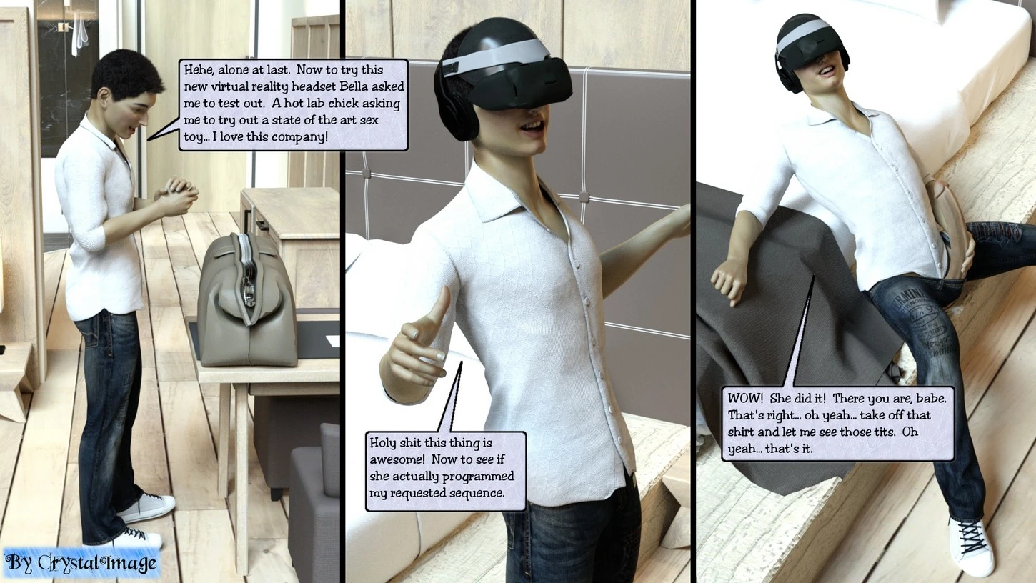 Classic Silke 5 - Virtual Desires porn comic picture 4