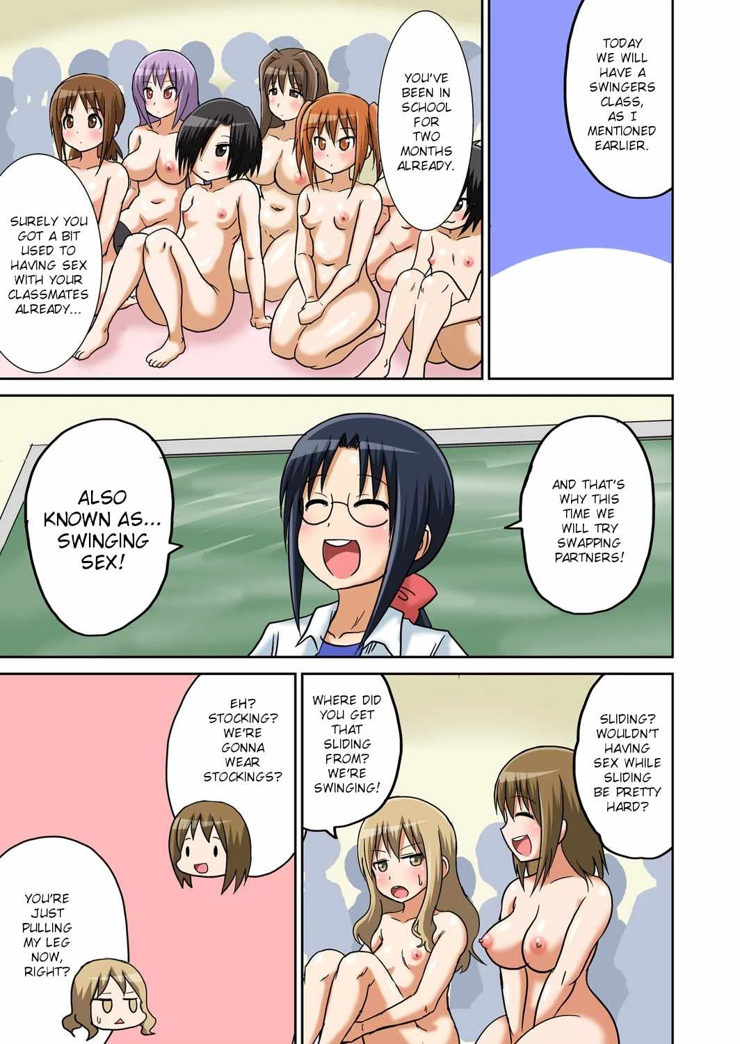 Classmate to Ecchi Jugyou Ch. 5 porn comic picture 7