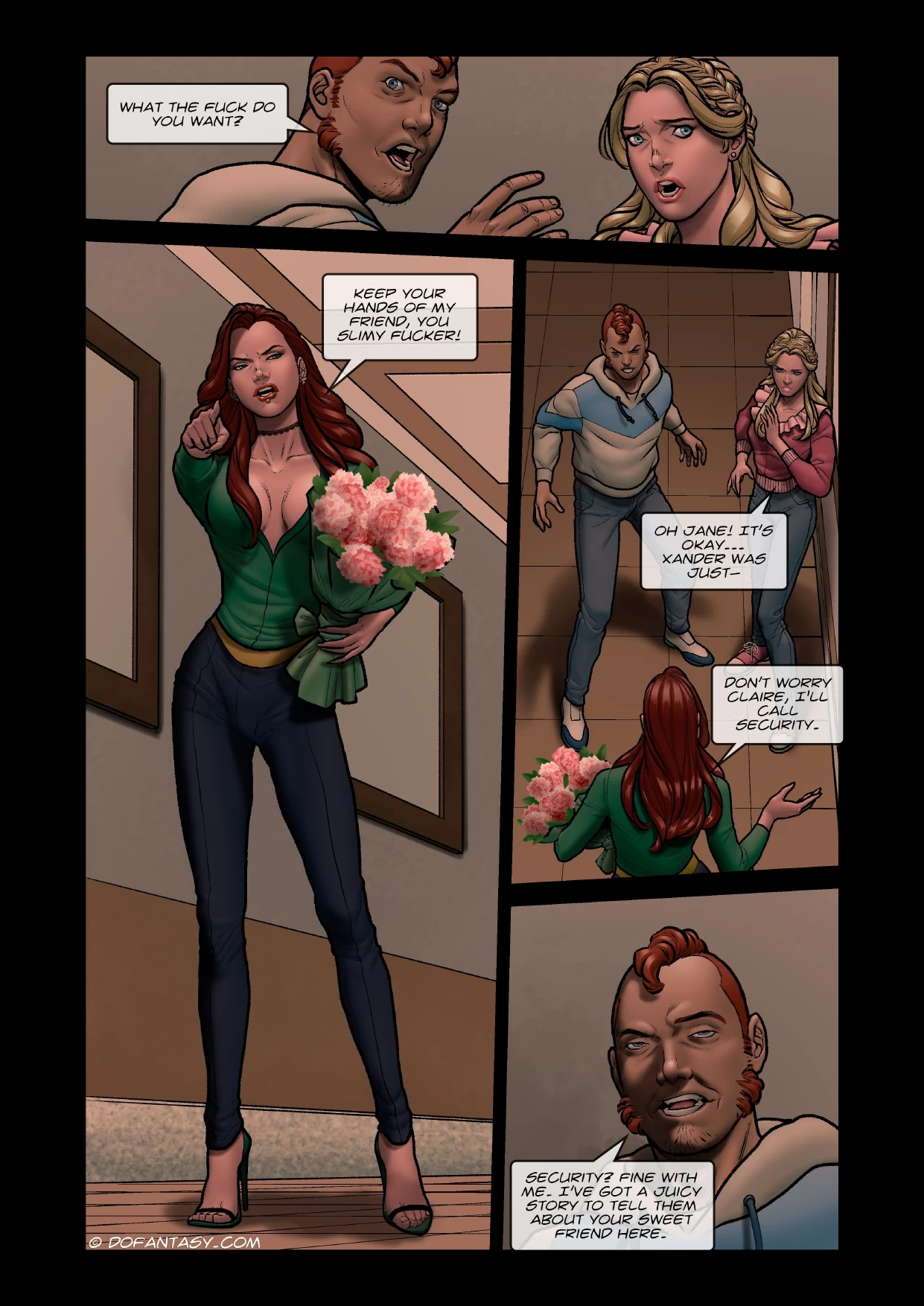 Classmates Jane's nightmare porn comic picture 7