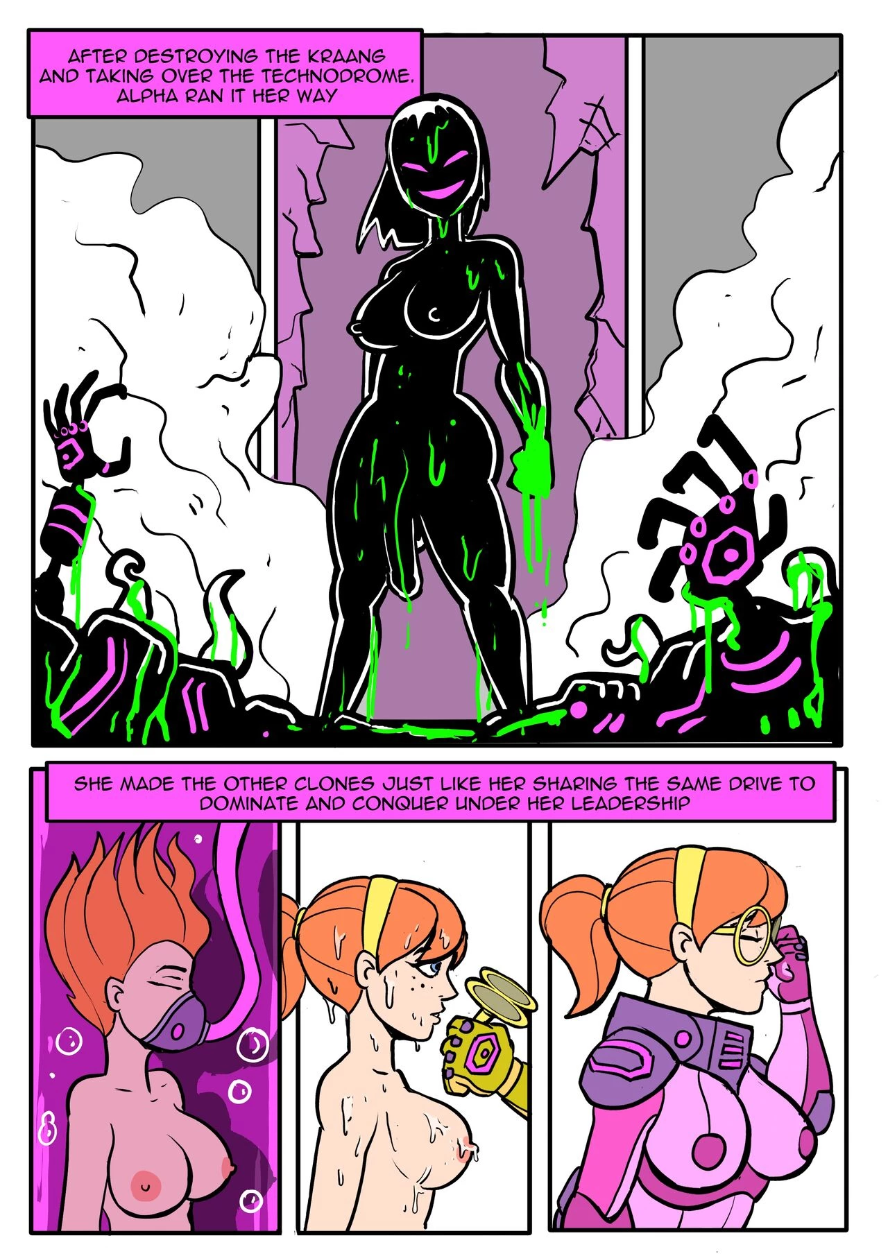 Cloned April futa army porn comic picture 12