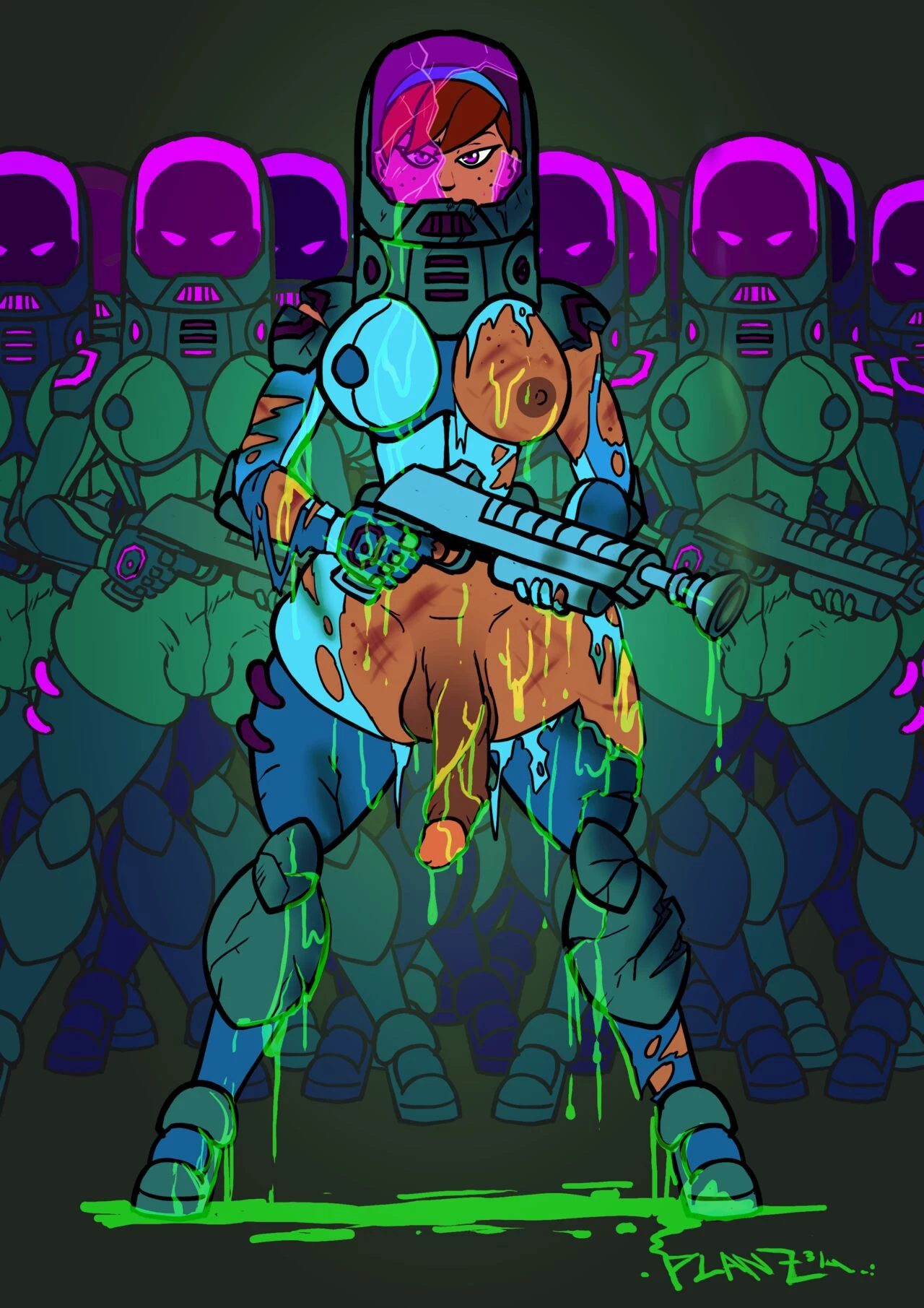 Cloned April futa army porn comic picture 18