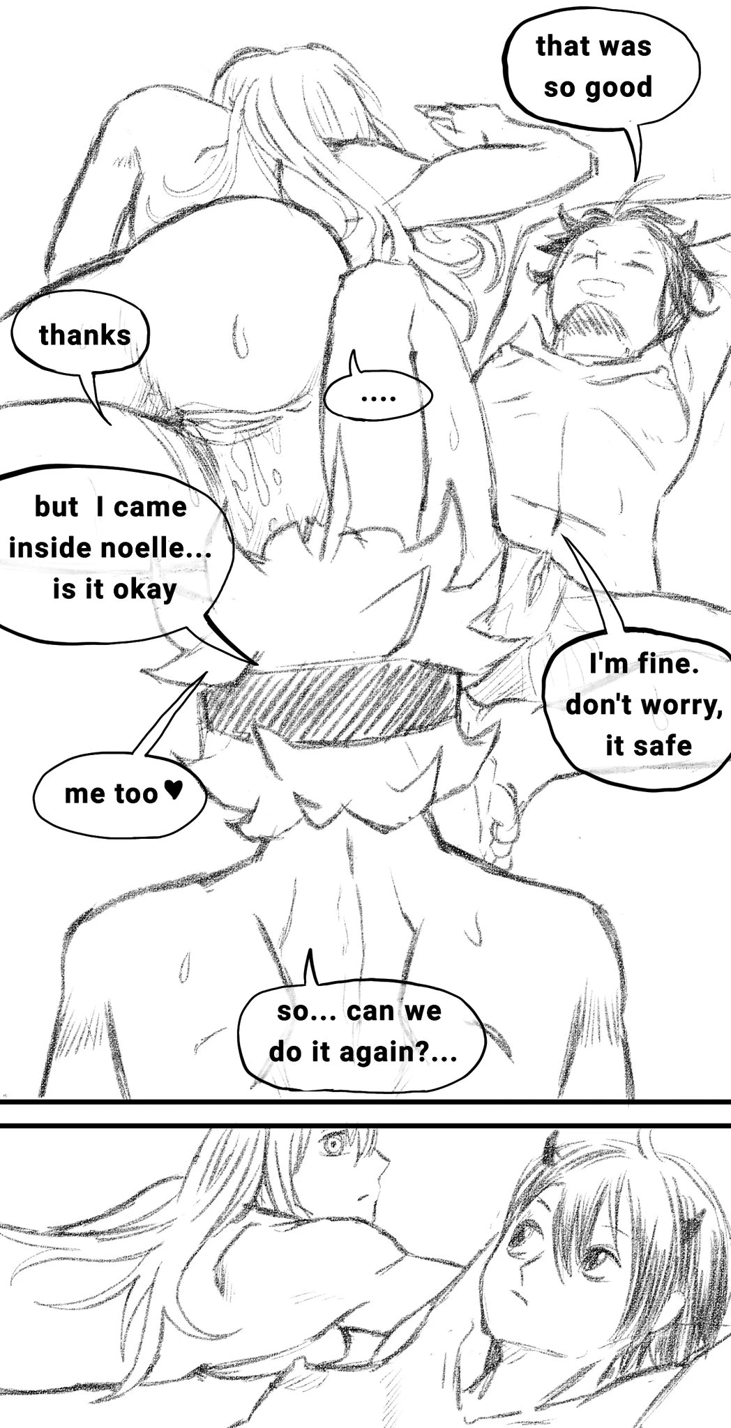 Clovers morning porn comic picture 33