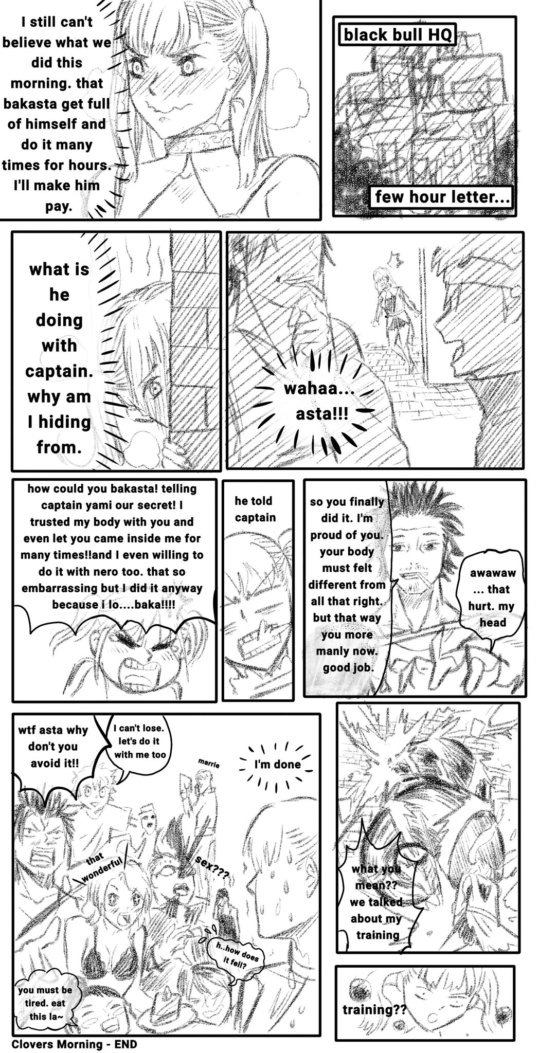 Clovers morning porn comic picture 40