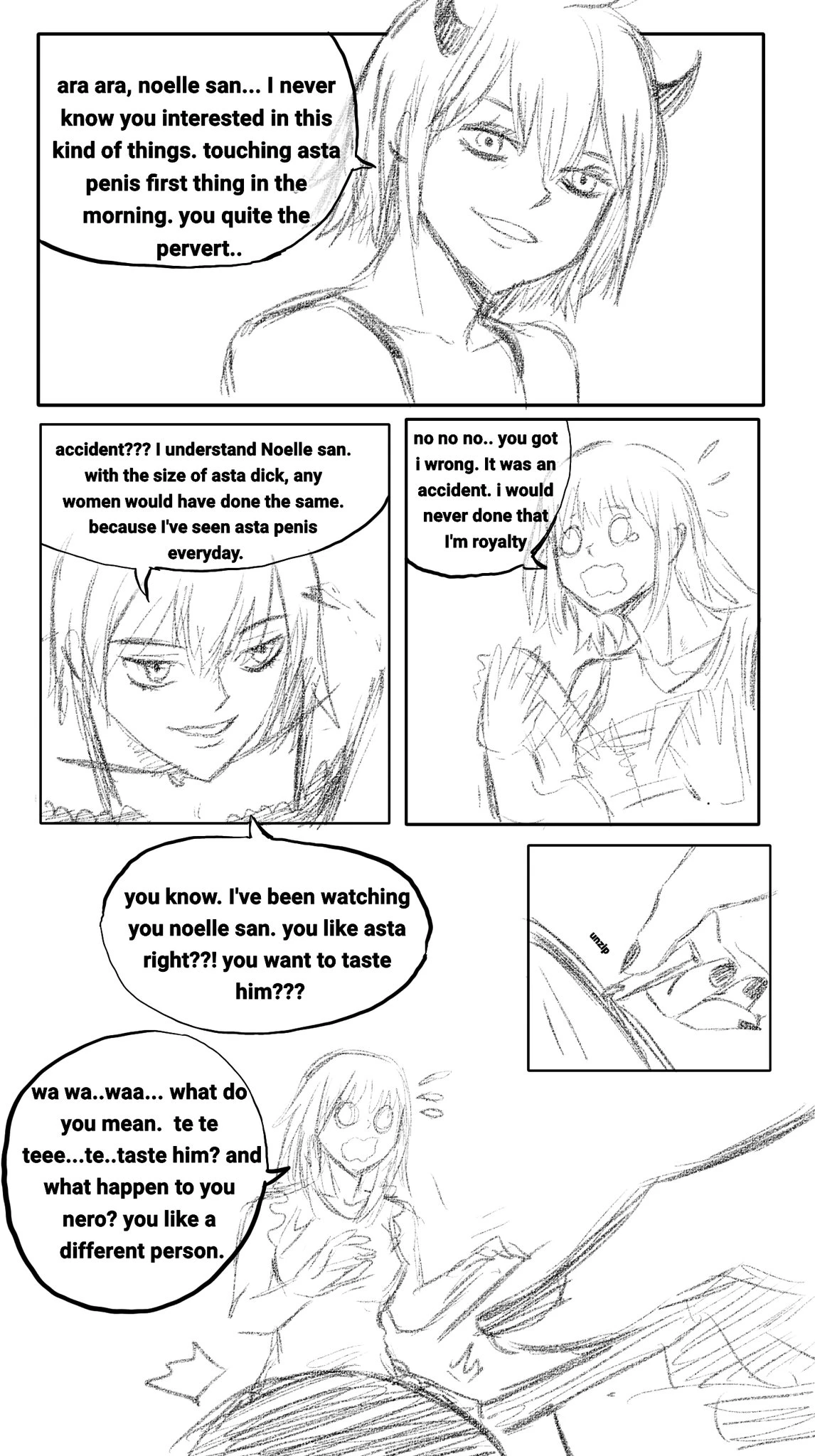 Clovers morning porn comic picture 7