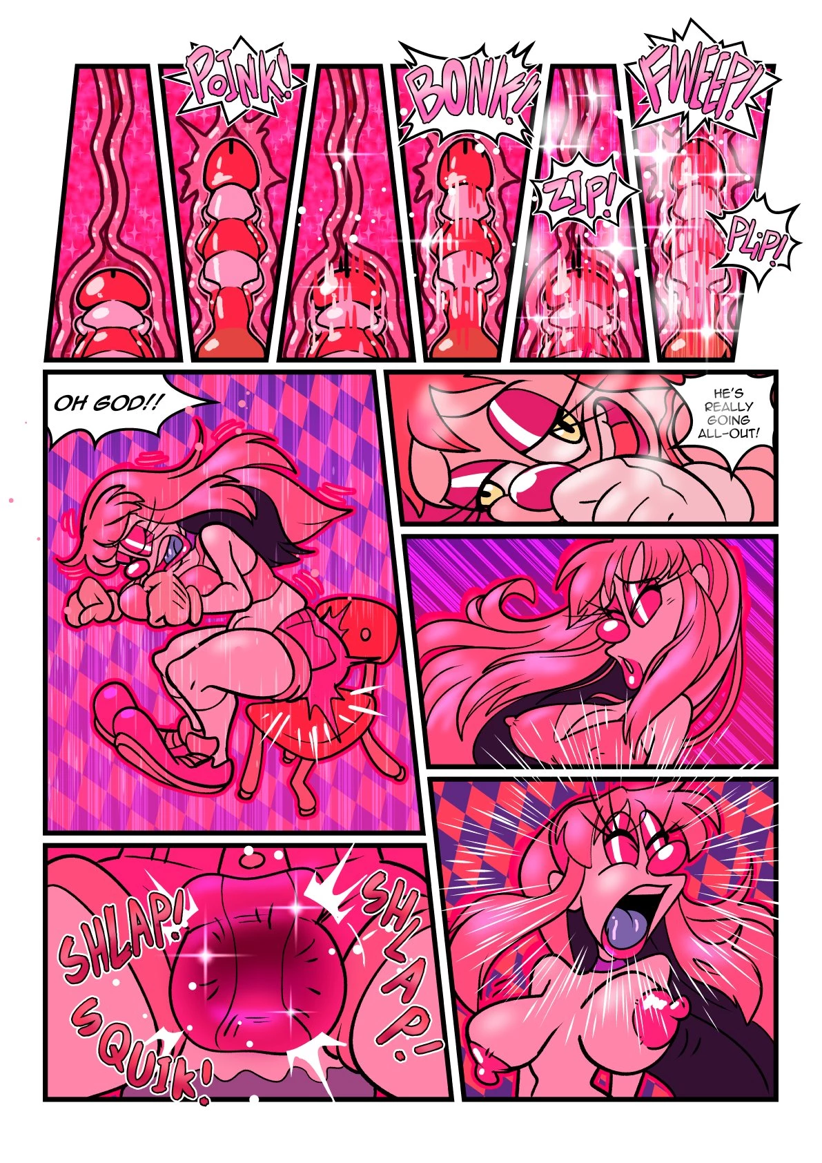 Clownilingus porn comic picture 11