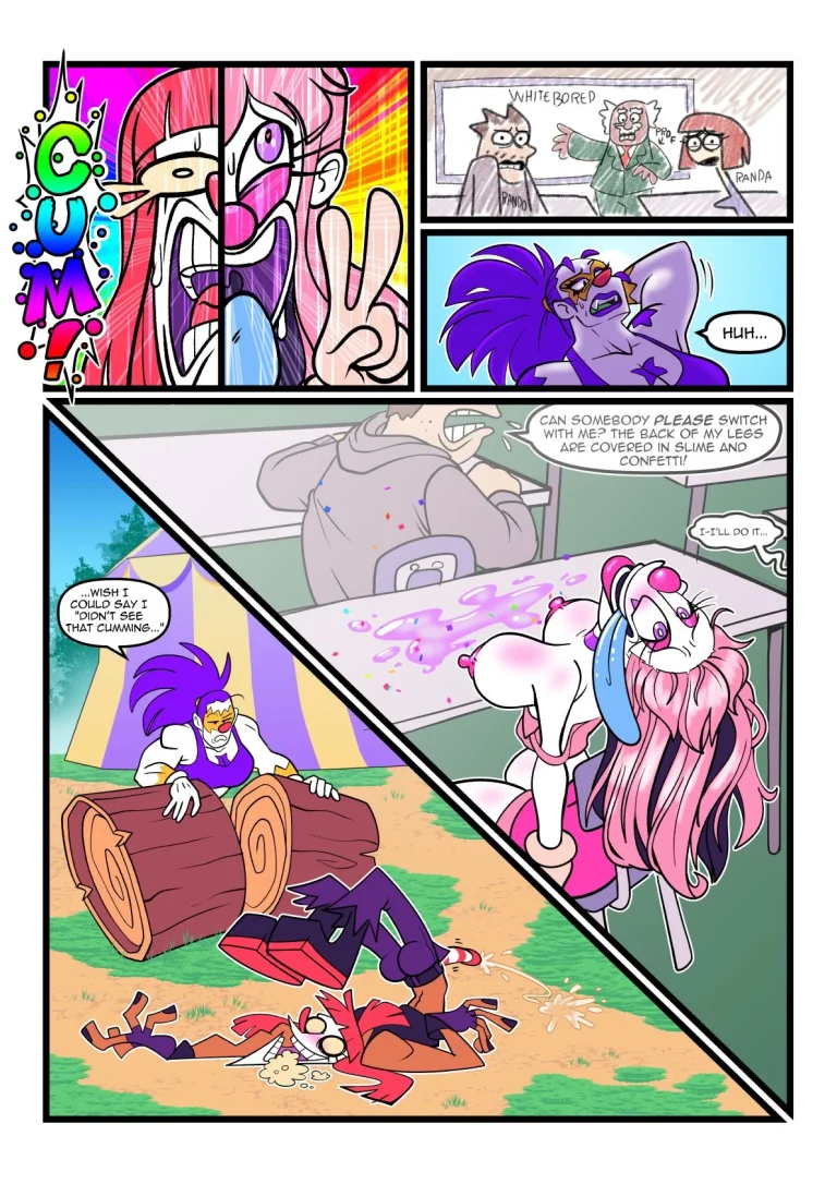 Clownilingus porn comic picture 16