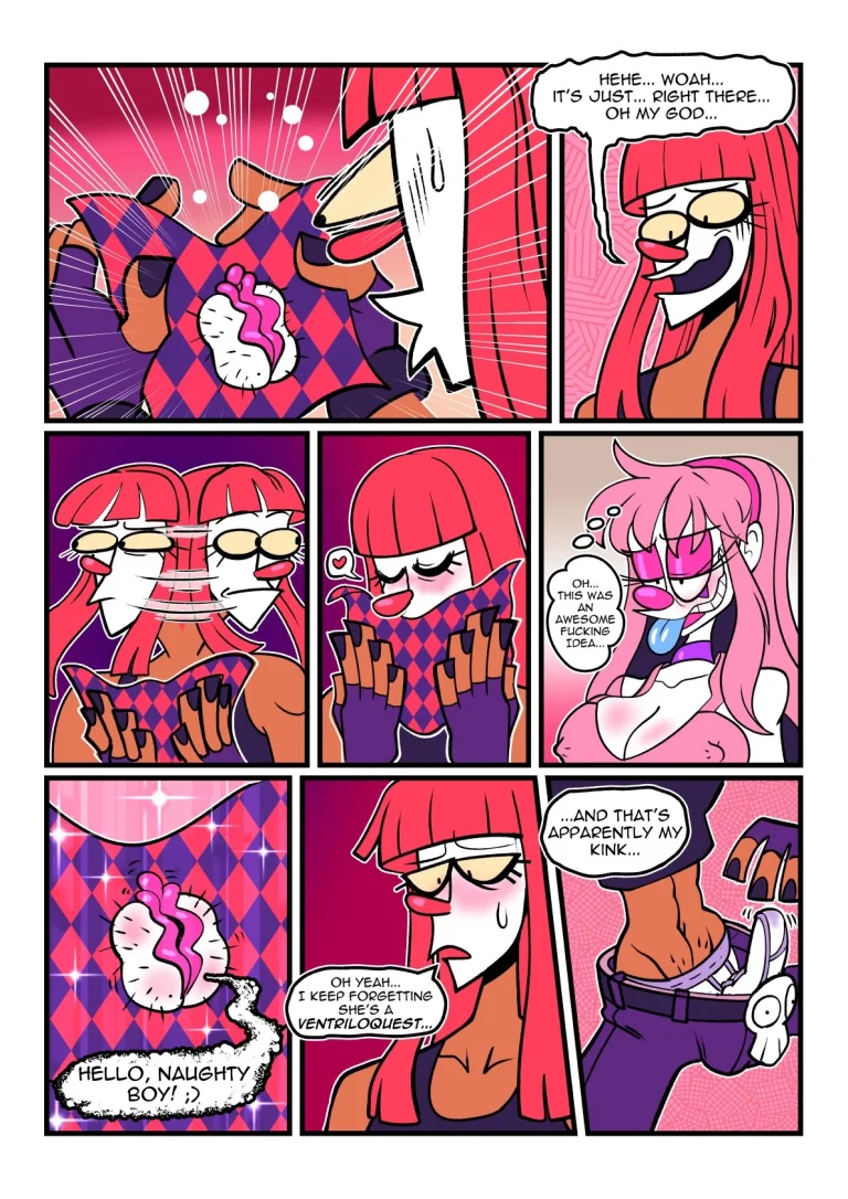 Clownilingus porn comic picture 6