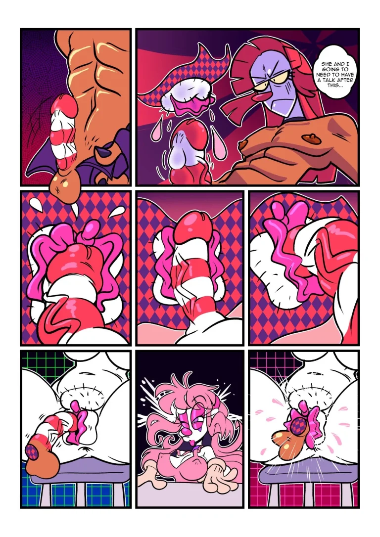 Clownilingus porn comic picture 7