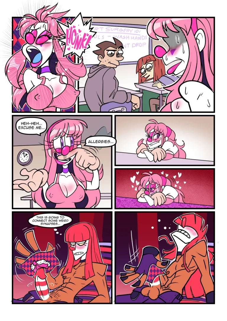 Clownilingus porn comic picture 8