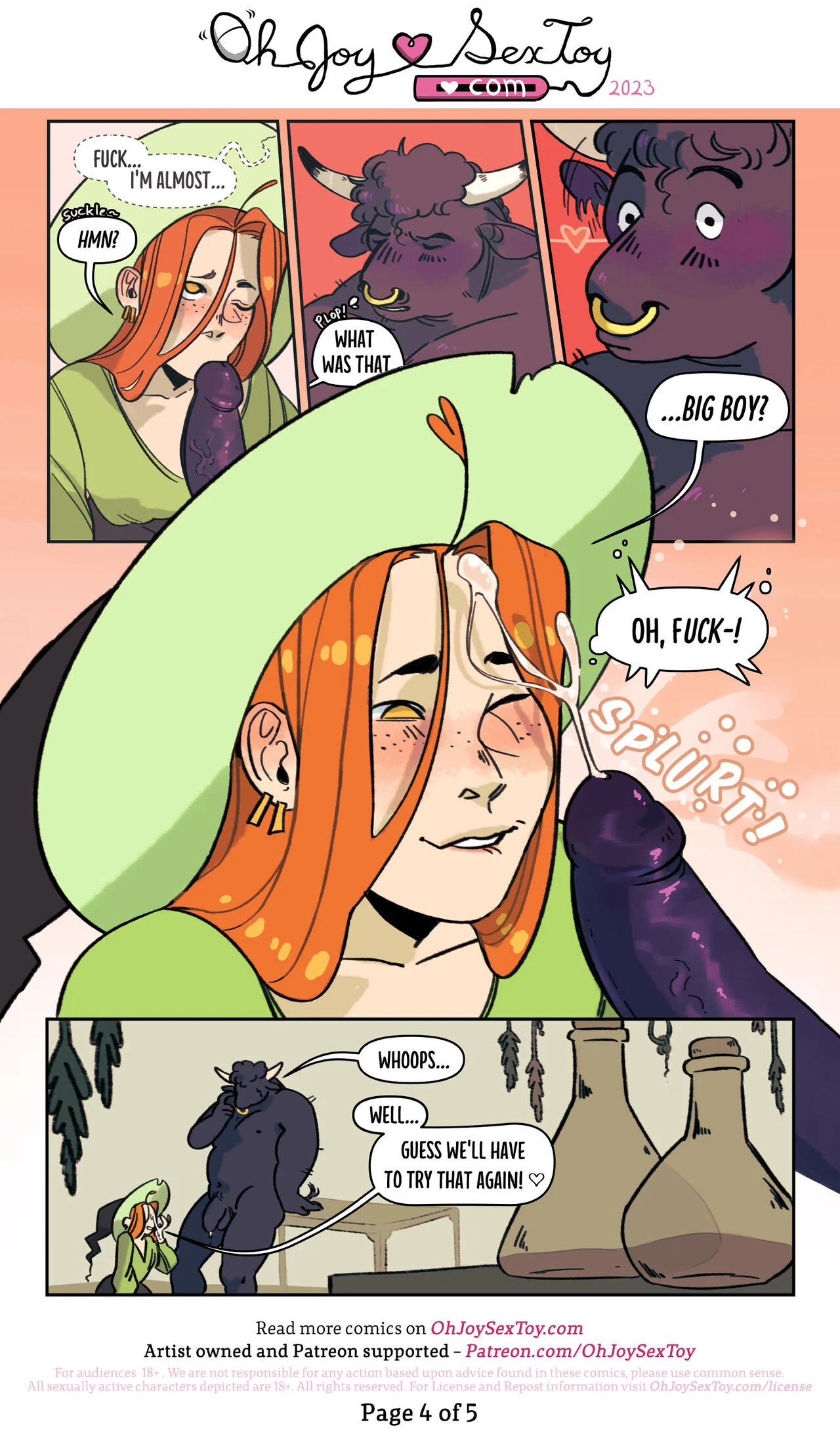 Cocky Concoctions porn comic picture 4