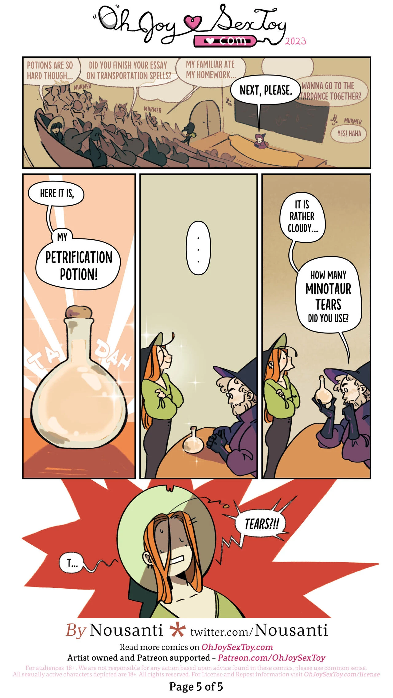 Cocky Concoctions porn comic picture 5