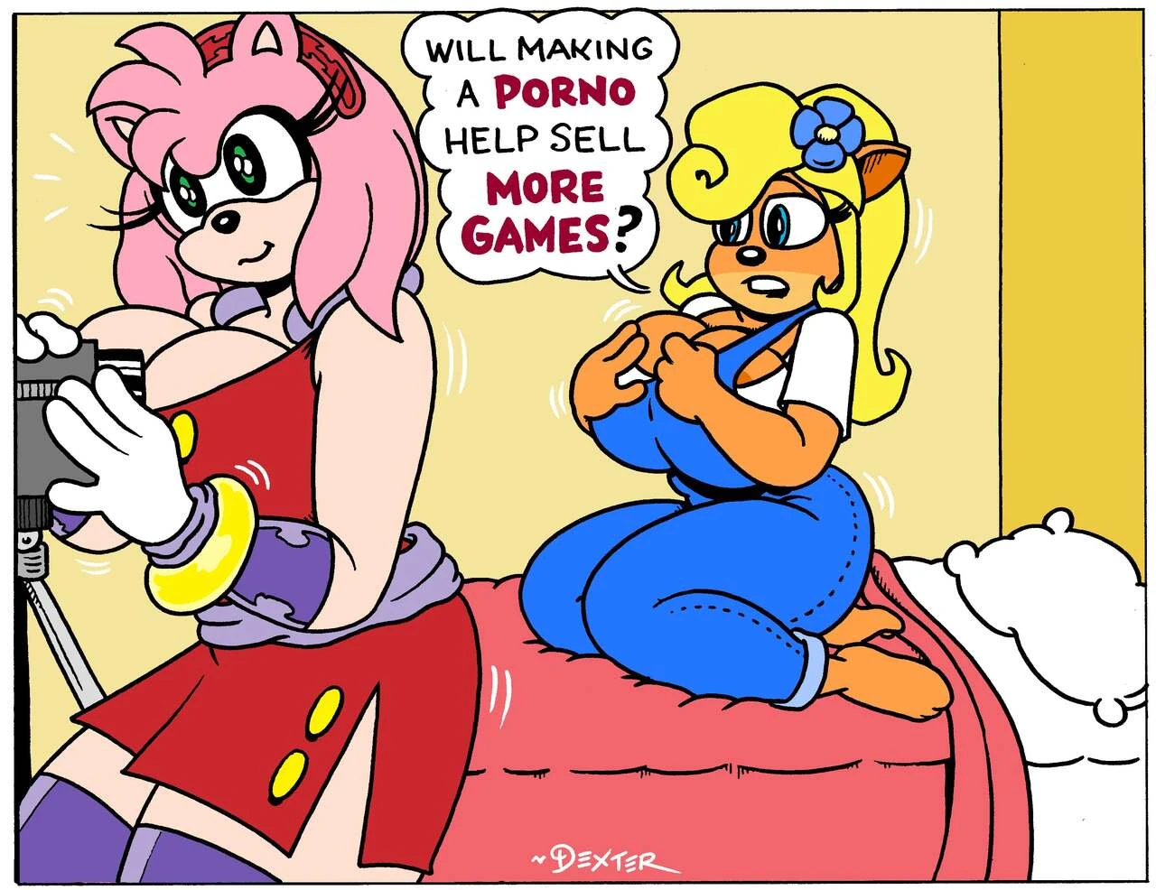 Coco & Amy porn comic picture 1
