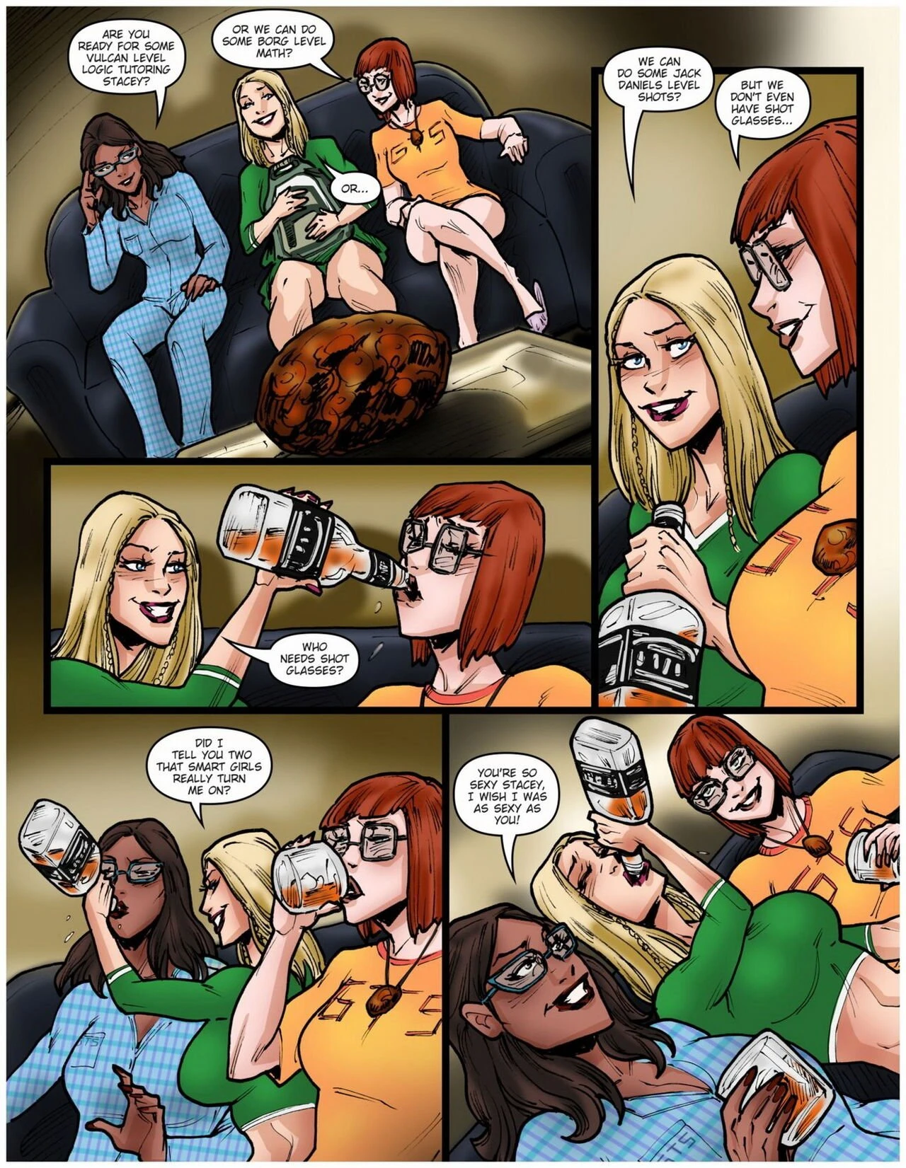 College Grown porn comic picture 19