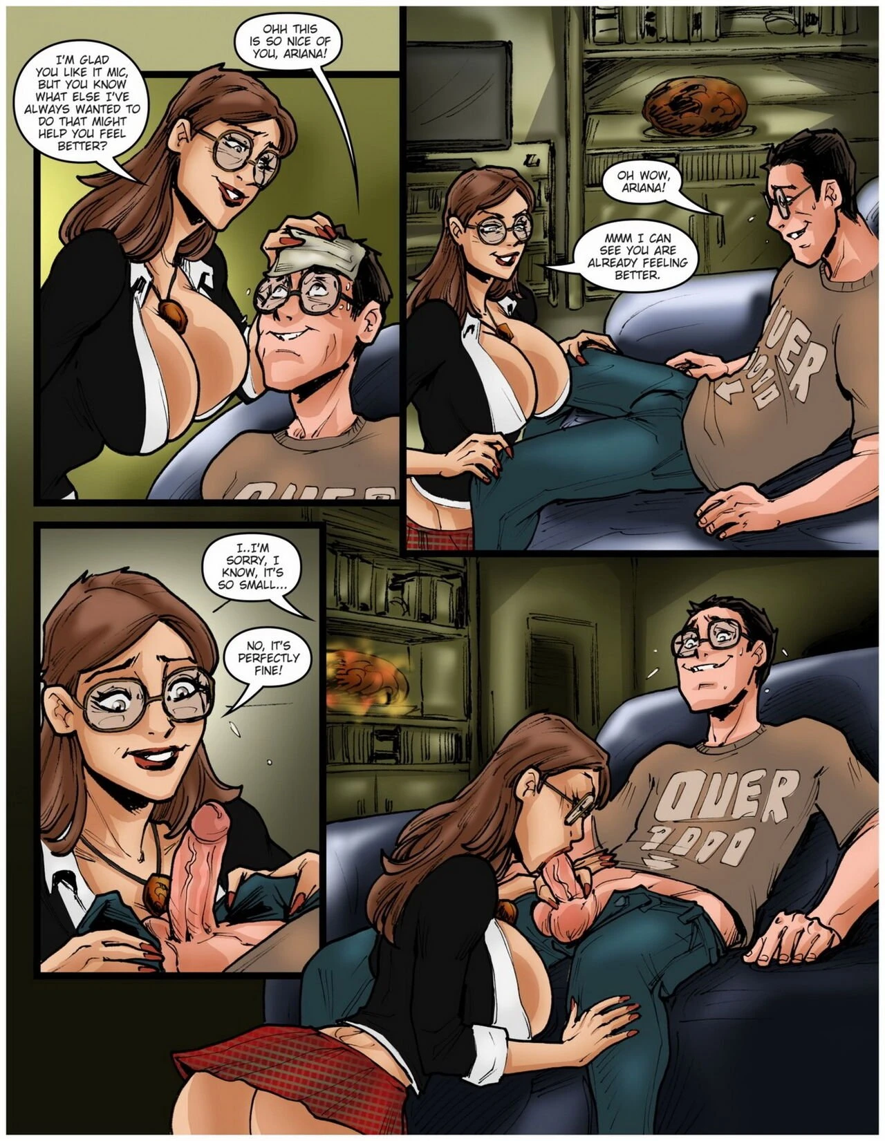 College Grown porn comic picture 9