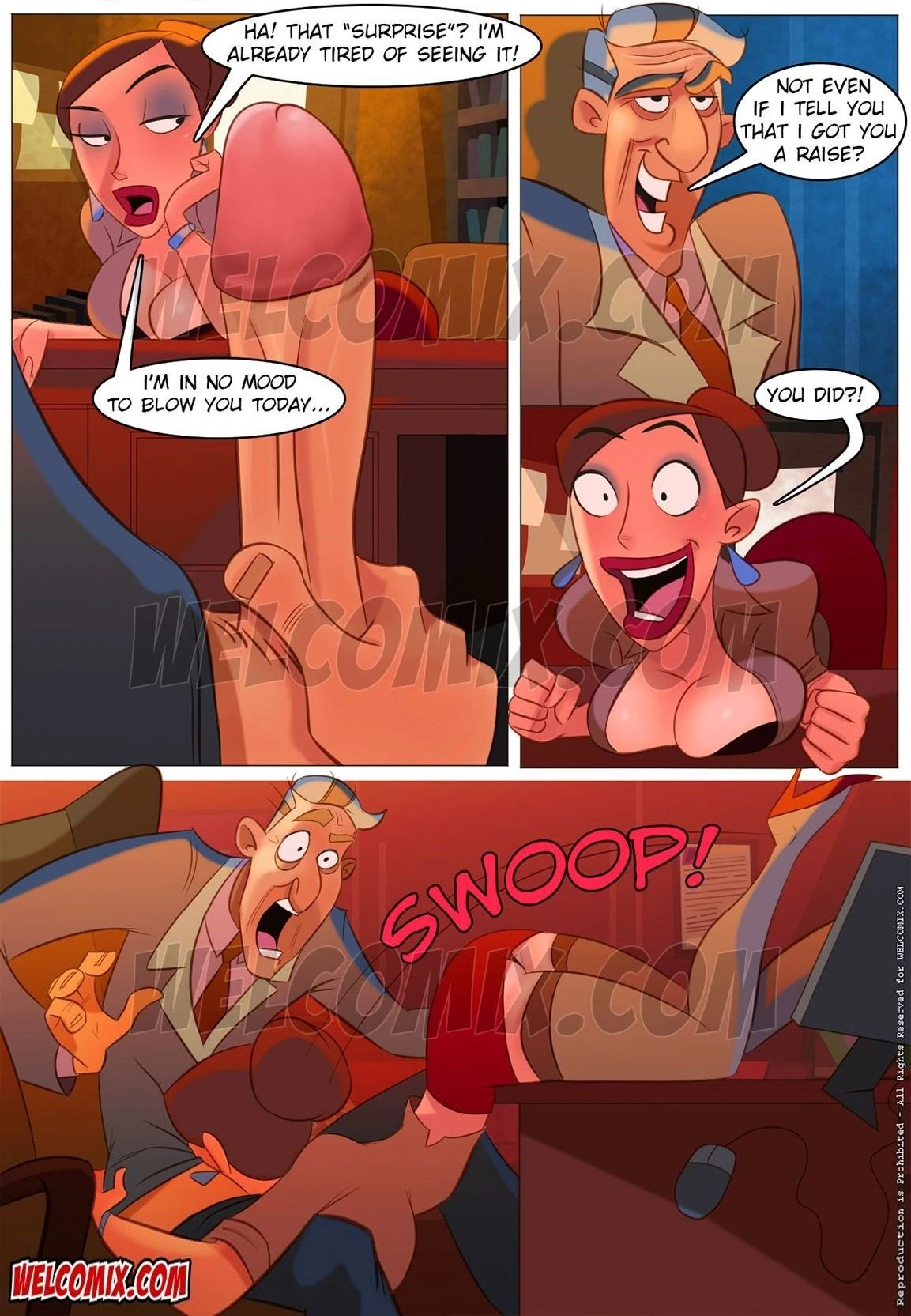 College Perverts 3 - In the Dean's office porn comic picture 4