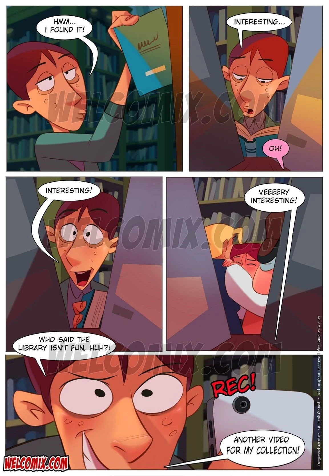 College Perverts 4 - Lust in the library porn comic picture 9