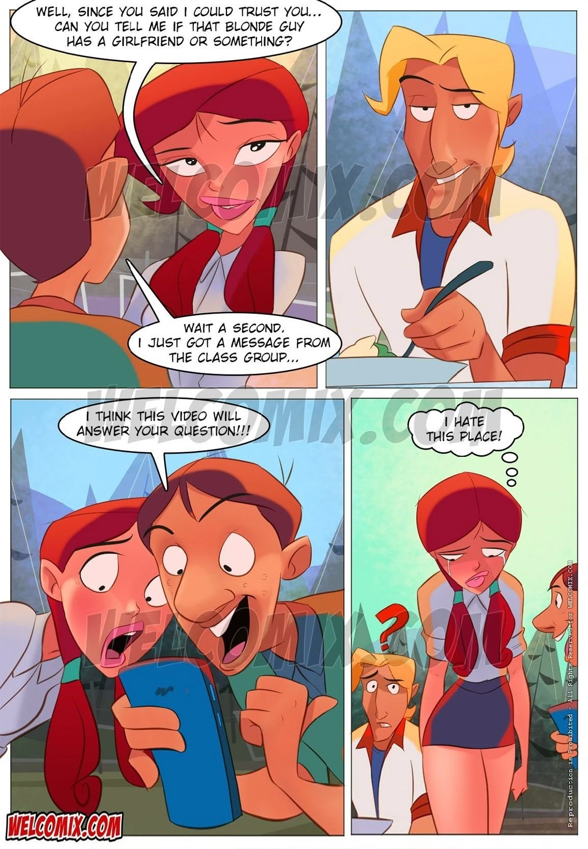 College Perverts- The first day of class porn comic picture 14