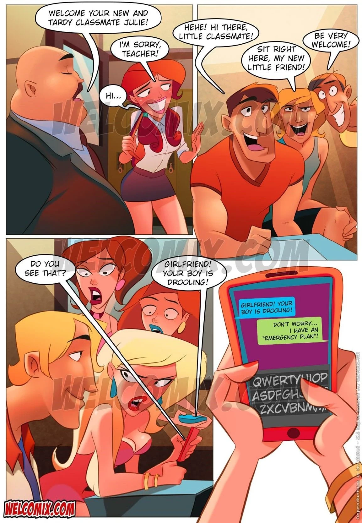 College Perverts- The first day of class porn comic picture 5