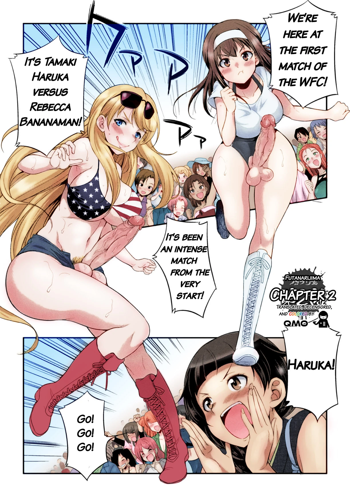 Colored Futanarijima ~The Queen of Penis~ Ch. 2 porn comic picture 1