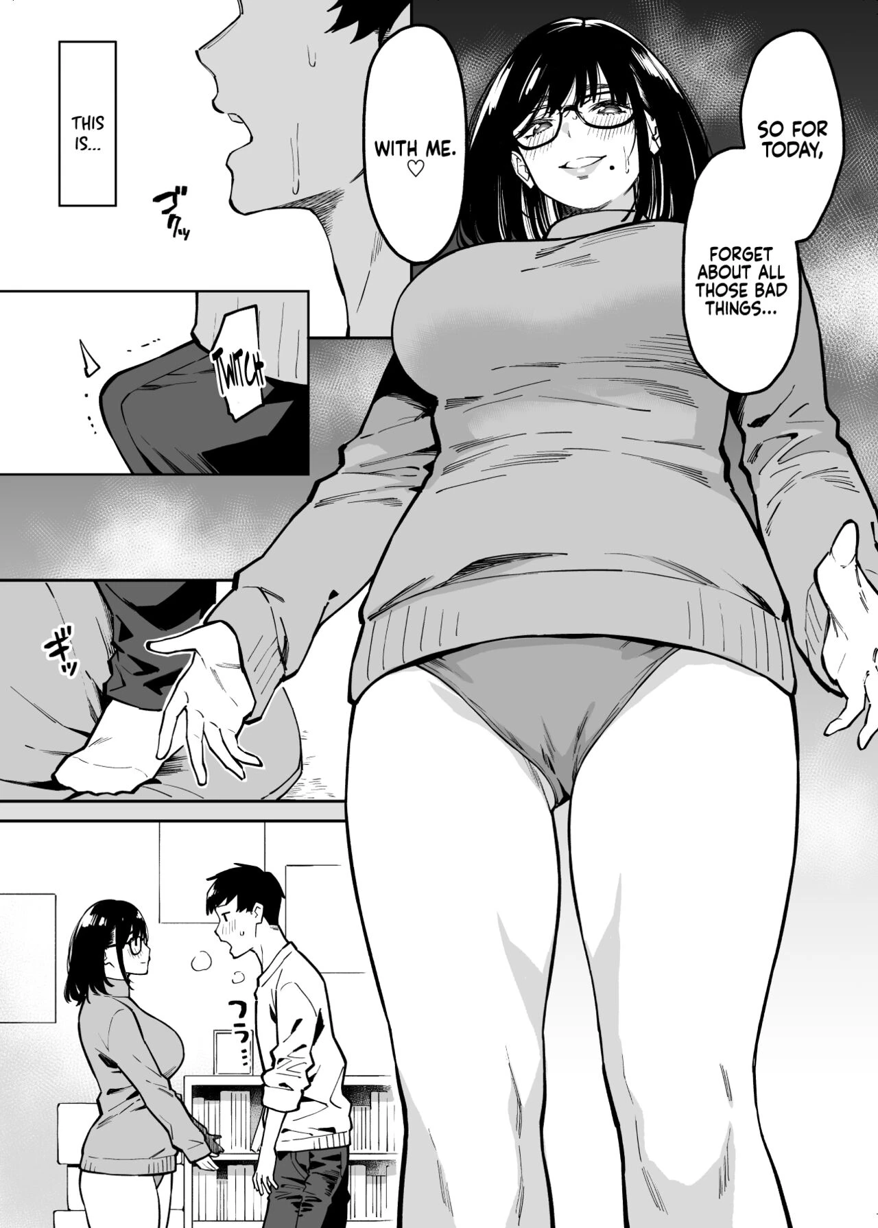 Comforted by the Sloppy Girl Next Door porn comic picture 13