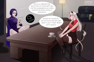 Contract with Raven porn comic picture 1