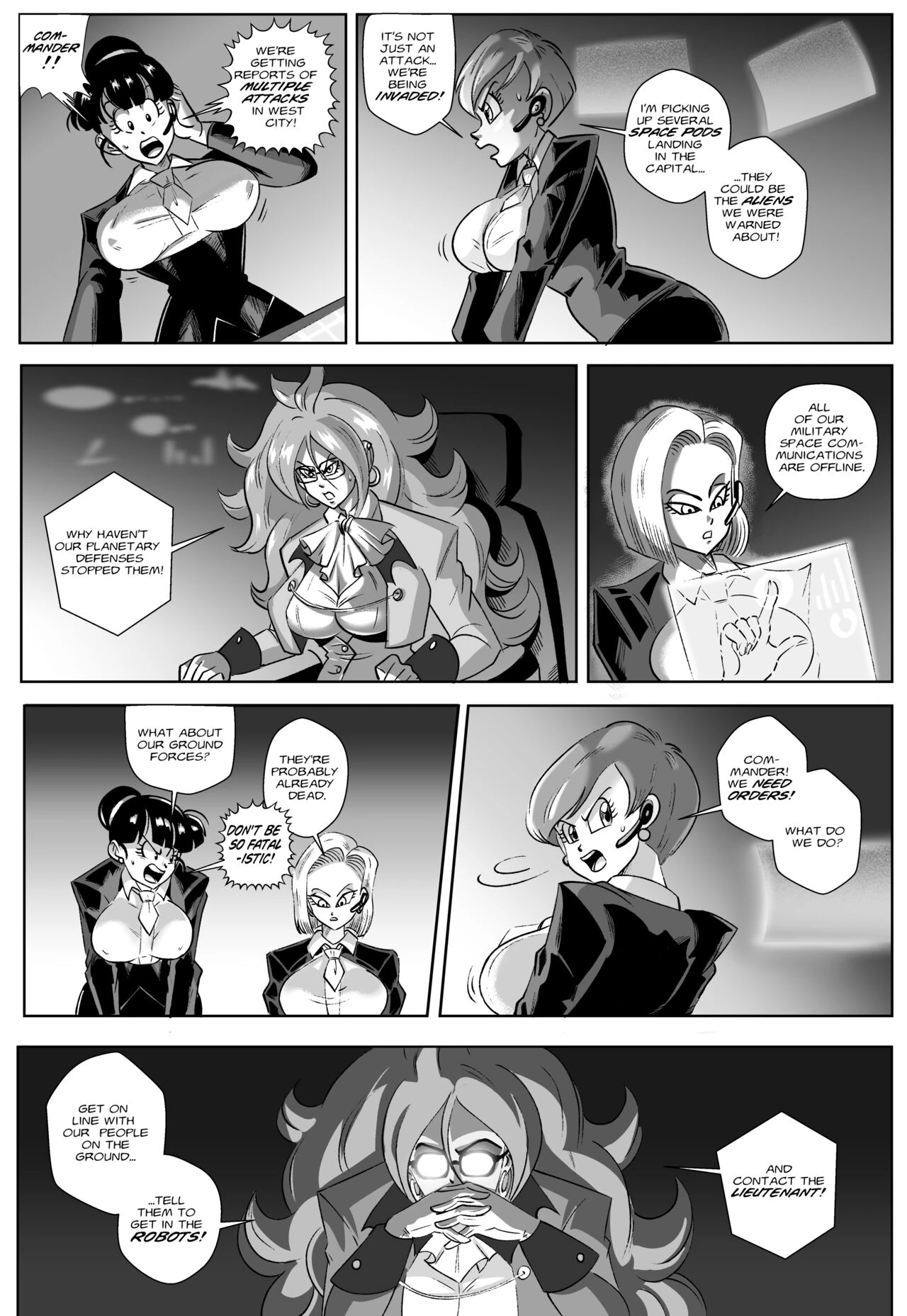 Control Room - Invasion porn comic picture 1