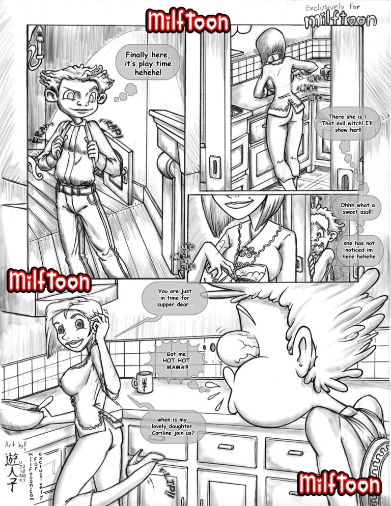 Coraline porn comic picture 1