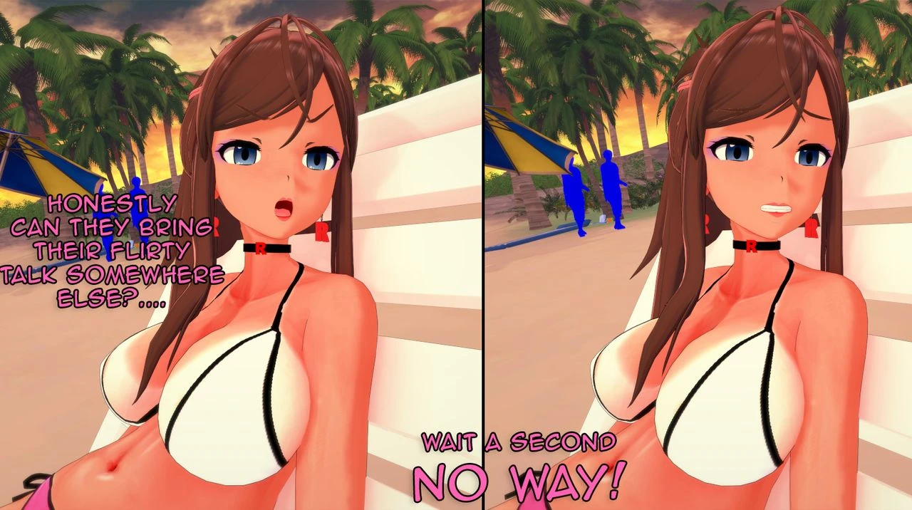 Corrupted Rockkets 4 - Touko on Private Beach! porn comic picture 15