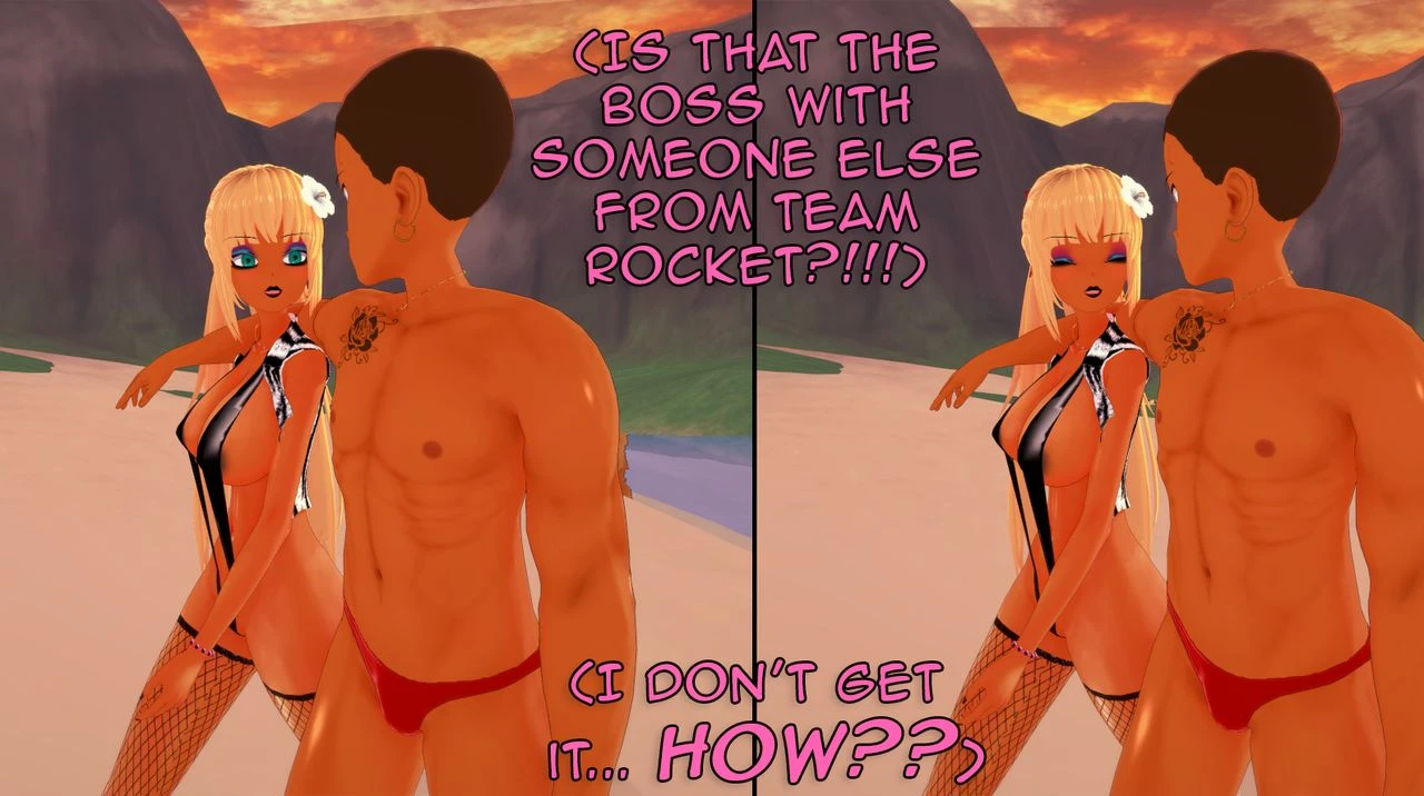 Corrupted Rockkets 4 - Touko on Private Beach! porn comic picture 16