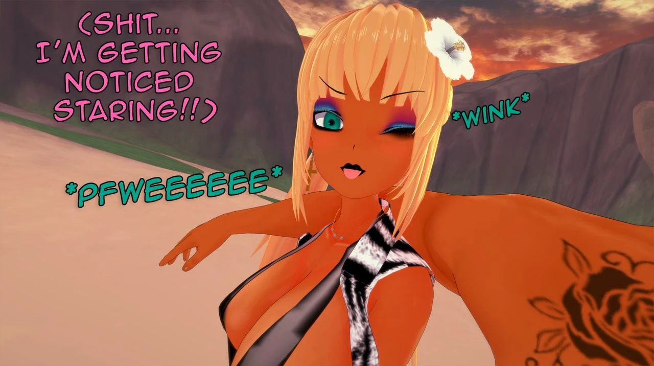 Corrupted Rockkets 4 - Touko on Private Beach! porn comic picture 17