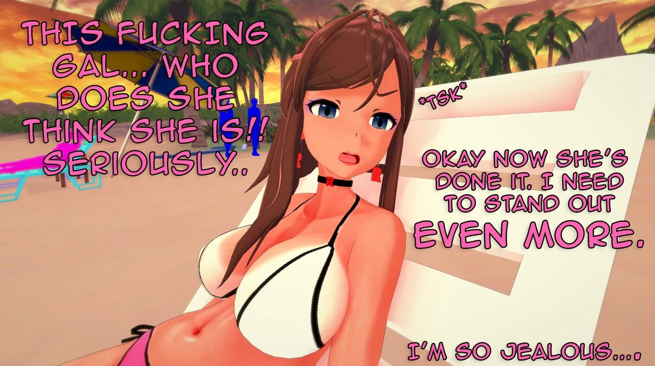 Corrupted Rockkets 4 - Touko on Private Beach! porn comic picture 18
