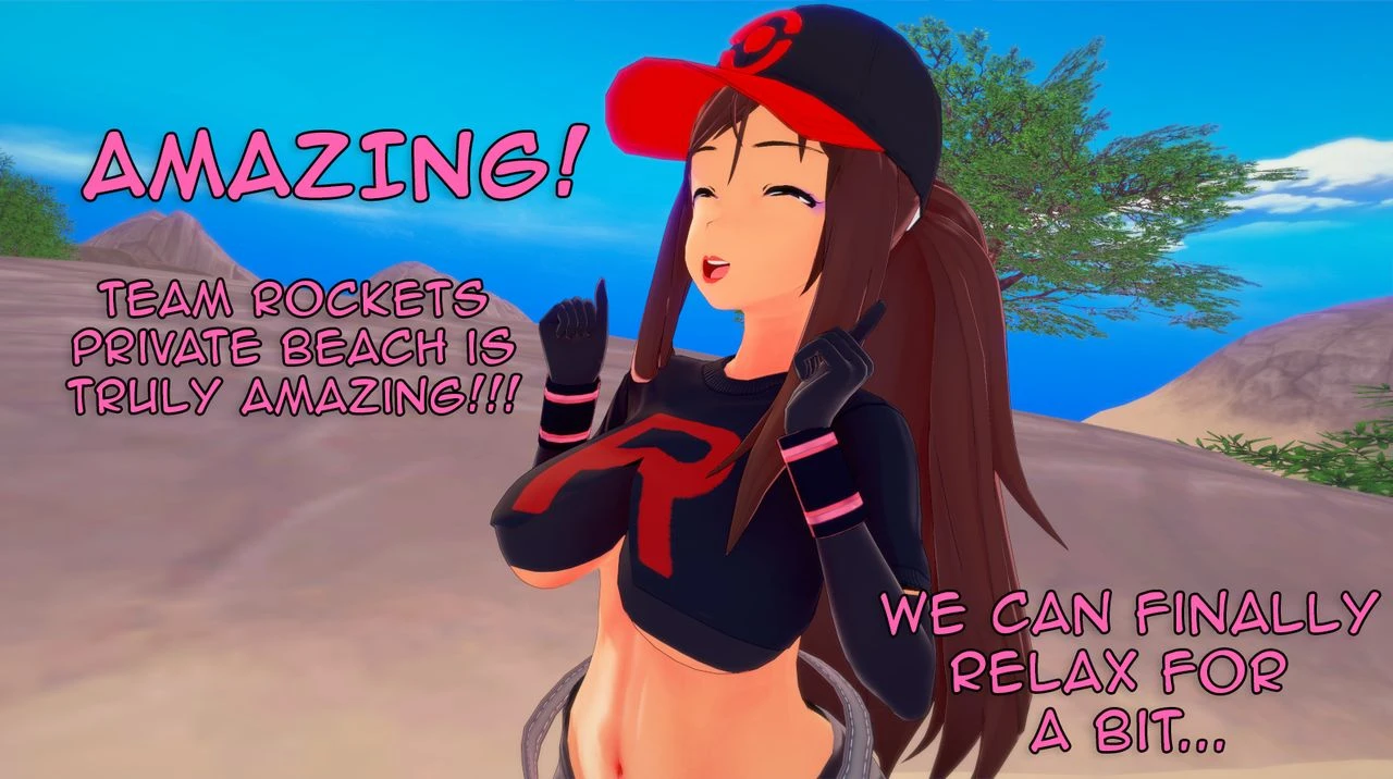 Corrupted Rockkets 4 - Touko on Private Beach! porn comic picture 6