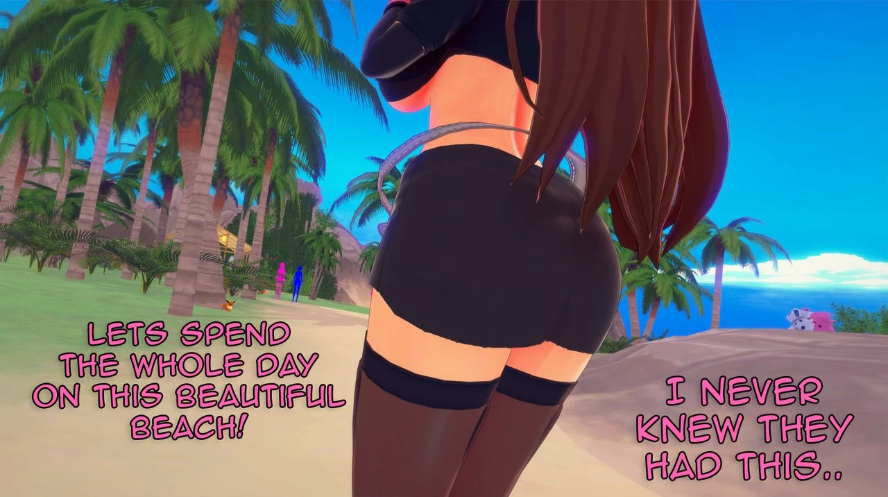 Corrupted Rockkets 4 - Touko on Private Beach! porn comic picture 7