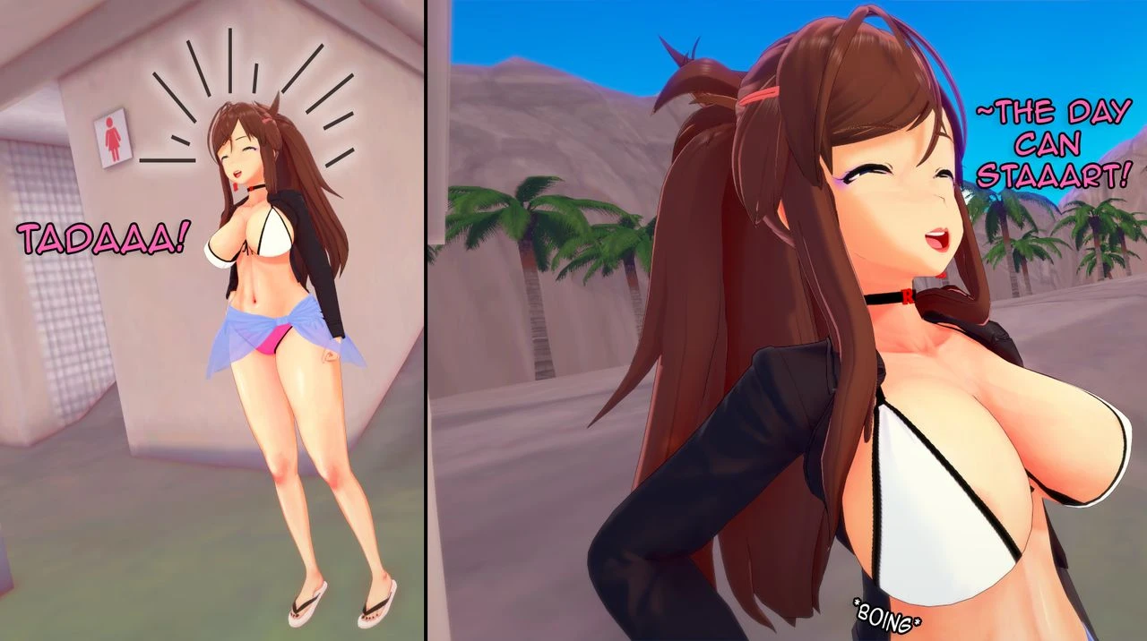 Corrupted Rockkets 4 - Touko on Private Beach! porn comic picture 8