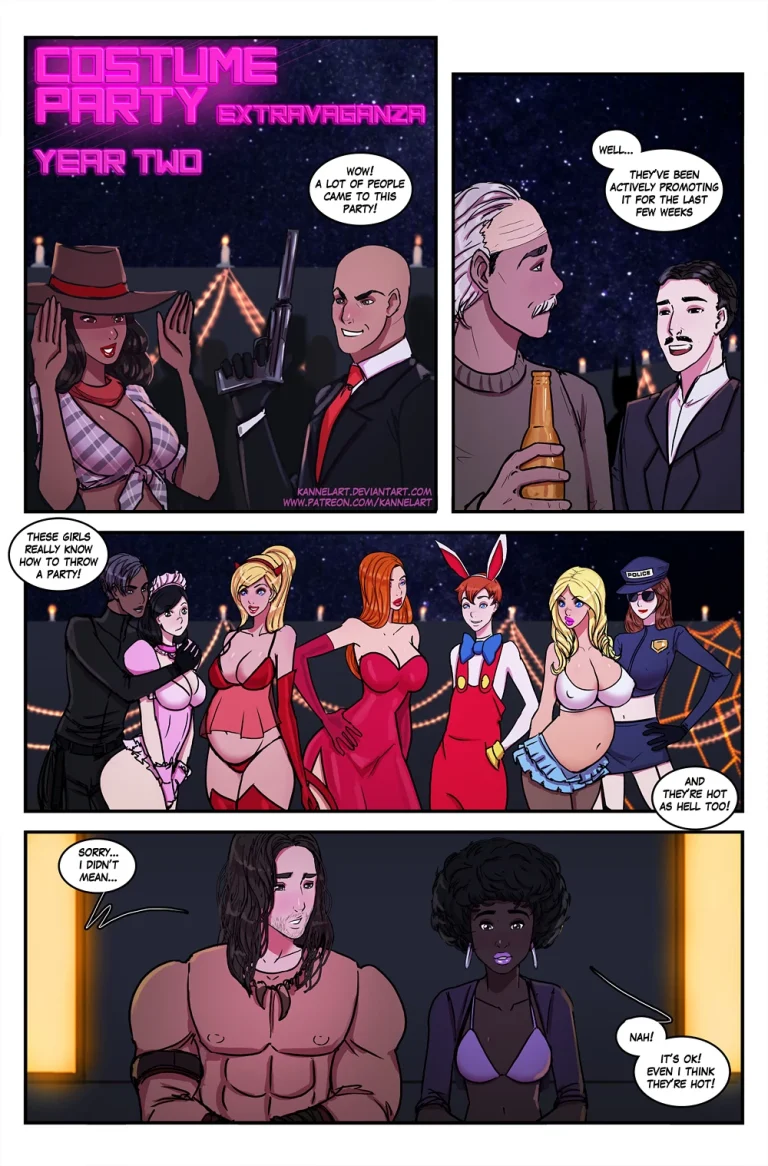 Costume Party Extravaganza 1-3 porn comic picture 9