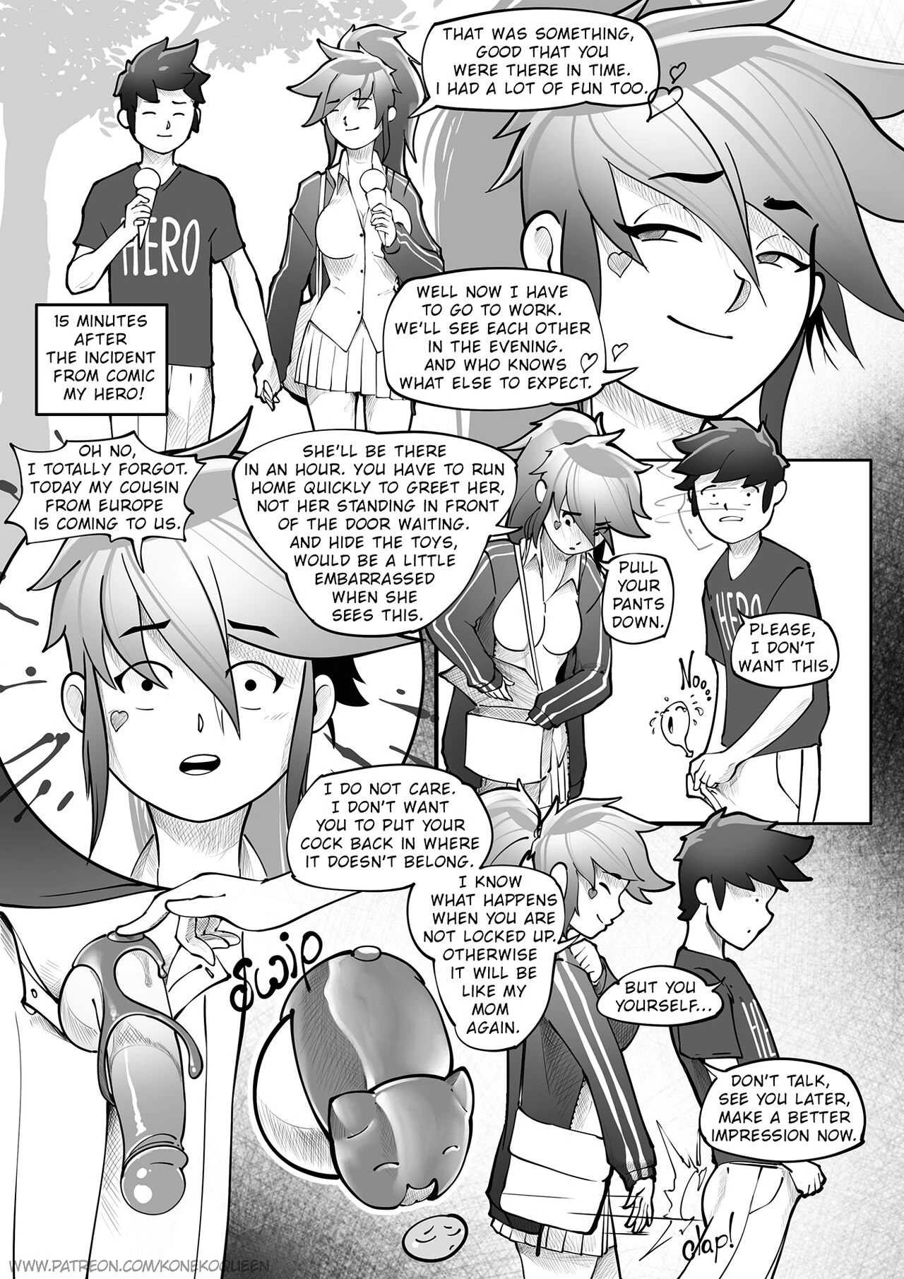 Cousin Visit porn comic picture 2