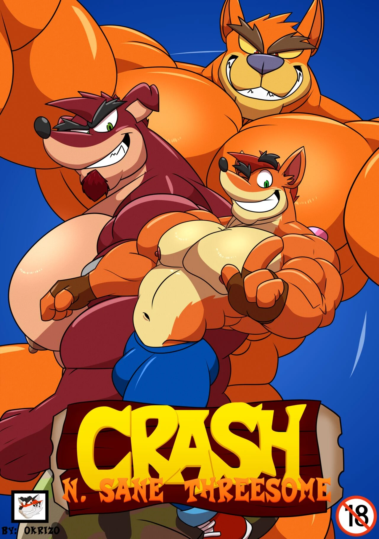 Crash N. Sane Threesome porn comic picture 1