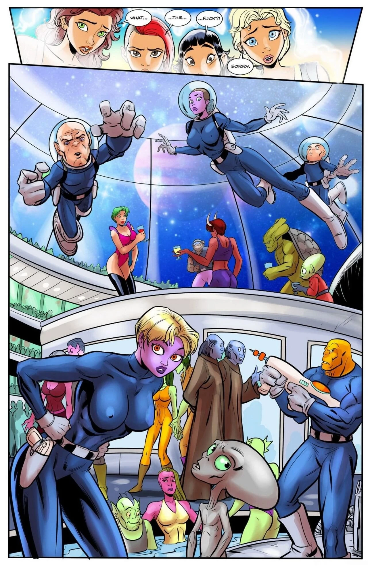 Credits to Humanity porn comic picture 8